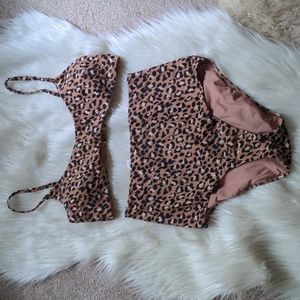 Aerie cheetah print bikini